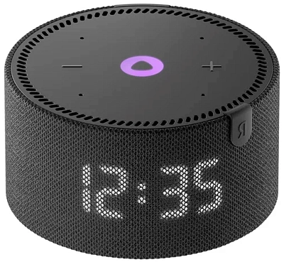 Яндекс Станция Мини с часами (черный оникс) 400_400_642726