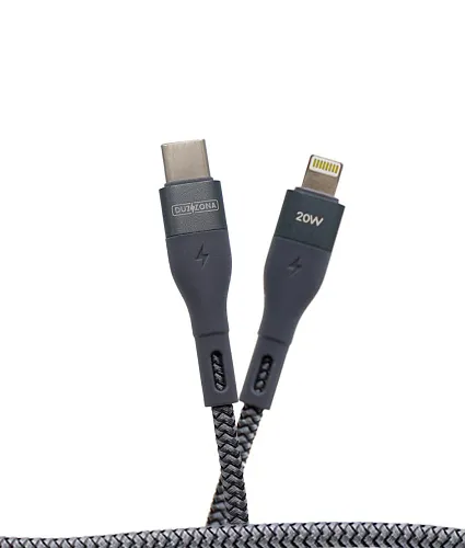 Кабель с быстрой зарядкой Duzzona Type-C/Lightning (1м) 250_100_119505