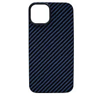 Карбоновый чехол для iPhone 14 KZDOO Kevlar Синий 500_191_119548