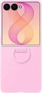 Чехол Samsung Silicone Ring Magnet Case Galaxy Z Flip 8 - Pink 500_191_861617
