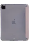 Прозрачный чехол-книжка для iPad Pro 12.9 с тройным загибом Розовый 250_100_121720