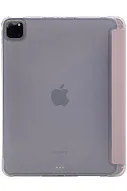 Прозрачный чехол-книжка для iPad Pro 12.9 с тройным загибом Розовый 500_191_121724