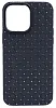 Плетеный Силиконовый чехол для iPhone 14 Pro Черный 100_100_532294