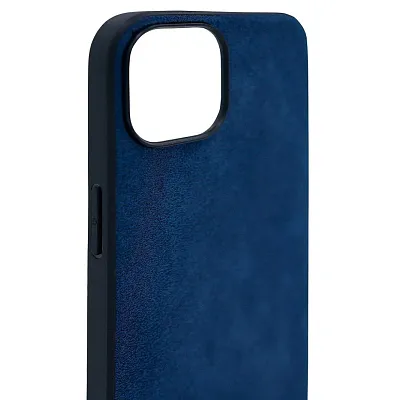 Чехол алькантара для iPhone 14 Pro Синий 400_400_132408