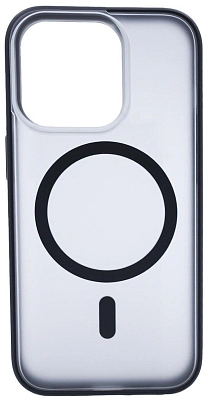 Чехол для iPhone 14 Pro Max матовый с MagSafe Черный 400_400_533959