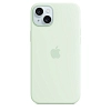 Чехол Apple iPhone 15 Plus Silicone Case with MagSafe -  Soft Mint 100_100_532810