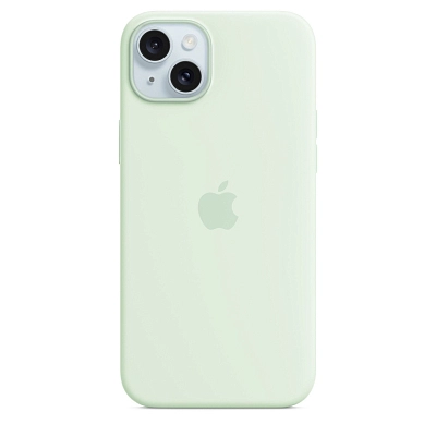 Чехол Apple iPhone 15 Plus Silicone Case with MagSafe -  Soft Mint 400_400_532810