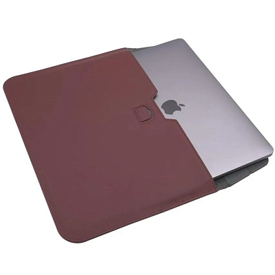 Кожаная сумка-чехол DDC Sleeve with Stand на MacBook 13/14.2 Коричневый 400_400_128146