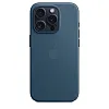 Чехол Apple iPhone 15 Pro Max FineWoven Case with MagSafe - Pacific Blue 100_100_137953