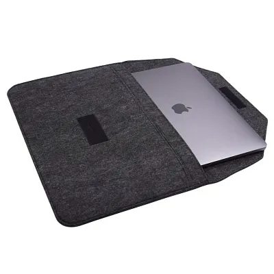 Сумка-чехол на MacBook 13-14.2 DDC Felt Bag (черный) 400_400_131057