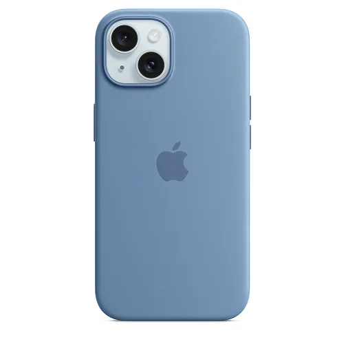Чехол для iPhone 15 Plus Silicone Case with MagSafe - Winter Blue 250_100_124658