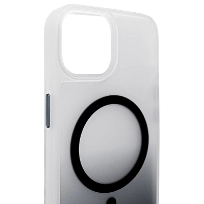 Чехол для iPhone 14 с MagSafe матовый градиент Черный 400_400_534270