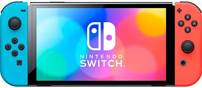 Игровая приставка Nintendo Switch OLED Neon Blue/Neon Red 400_400_626781