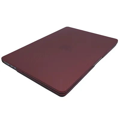 Чехол карбоновый текстура в виде точки DDC Carbon fiber textured на MacBook Pro 14.2 Красный 400_400_130389