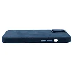 Чехол из алькантары для iPhone 14 с MagSafe Синий 250_100_124990