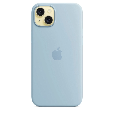 Чехол Apple iPhone 15 Plus Silicone Case with MagSafe -  Light Blue 400_400_641508