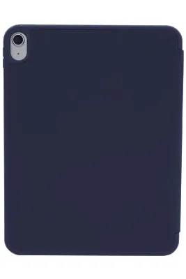 Чехол-книжка для iPad 10 3 загиба силиконовый с рамкой Темно-синий 400_400_125435