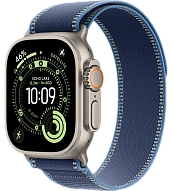 Часы Apple Watch Ultra 3 49mm Titanium Case Natural / Trail Loop Blue/Bright Blue M/L 500_191_519142