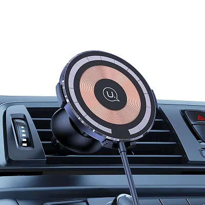 Автомобильная беспроводная зарядка/держатель USAMS 15W US-CD164 400_400_118866