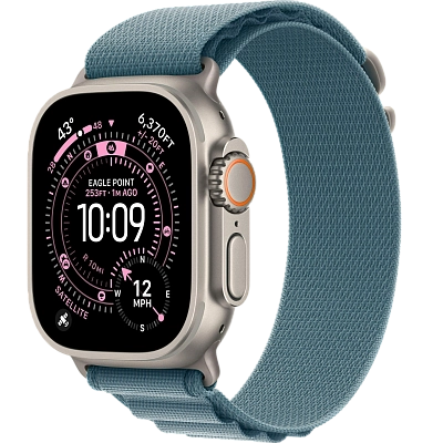 Часы Apple Watch Ultra 3 49mm Titanium Case Natural / Alpine Loop Light Blue L 400_400_519017