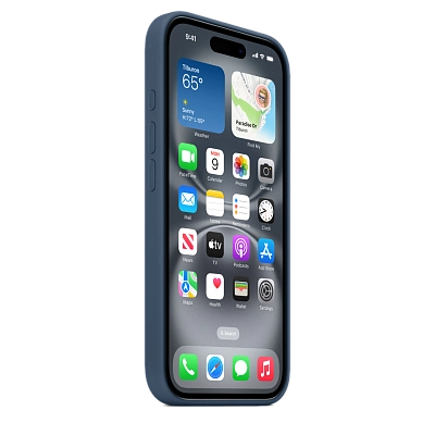 Чехол для iPhone 16 Silicone Case with MagSafe - Denim 400_400_642249