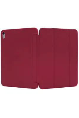 Чехол-книжка для iPad Air 4/5 10.9 3 загиба силиконовый с рамкой Красный 400_400_125576