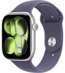 Часы Apple Watch Series 11 46mm Silver Aluminium Case GPS Sport Band Purple Fog M/L 250_100_520217