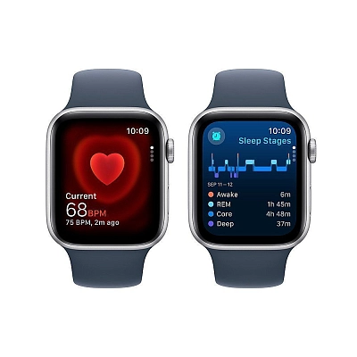 Часы Apple Watch Series SE 2024 40mm Aluminium Case GPS Sport Band Denim M/L 400_400_640485