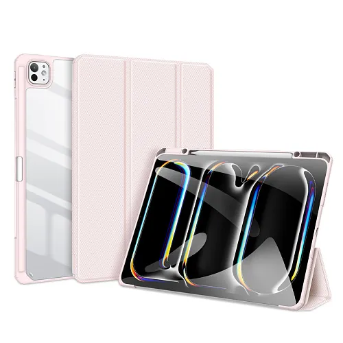 Чехол-книжка для iPad Pro 13 M4 Dux Ducis Toby Series - Pink 250_100_707872