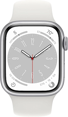 Часы Apple Watch Series 8 45mm Aluminum Case GPS Sport Band White M/L 400_400_640157