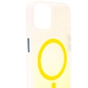 Чехол для iPhone 14 с MagSafe матовый градиент Желтый 100_100_534261