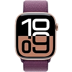 Часы Apple Watch Series 10 42mm Rose Gold Aluminium Case GPS Sport Loop Plum 250_100_639834