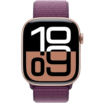 Часы Apple Watch Series 10 46mm Rose Gold Aluminium Case GPS Sport Loop Plum 400_400_639902
