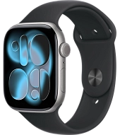 Часы Apple Watch Series 11 46mm Space Gray Aluminium Case GPS Sport Band Black S/M 500_191_526566