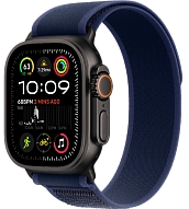 Часы Apple Watch Ultra 2 49mm Black Titanium Case GPS+Cellular Trail Loop Blue M/L 500_191_640684