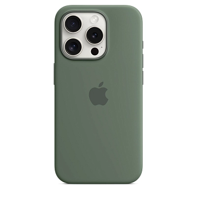 Чехол для iPhone 15 Pro Max Silicone Case with MagSafe - Cypress 400_400_534302