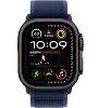 Часы Apple Watch Ultra 2 49mm Black Titanium Case GPS+Cellular Trail Loop Blue M/L 100_100_640682
