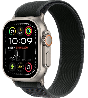 Часы Apple Watch Ultra 2 49mm Titanium Case GPS+Cellular Trail Loop Black S/M 400_400_640810