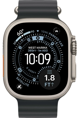 Часы Apple Watch Ultra 3 49mm Titanium Case Natural / Ocean Band Black 400_400_641004