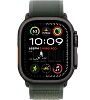 Часы Apple Watch Ultra 2 49mm Black Titanium Case GPS+Cellular Trail Loop Green M/L 100_100_640690
