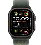 Часы Apple Watch Ultra 2 49mm Black Titanium Case GPS+Cellular Trail Loop Green M/L 250_100_640690