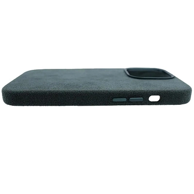 Чехол из алькантары для iPhone 14 Pro с MagSafe Зеленый 400_400_534925