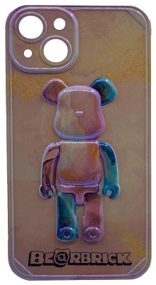 Чехол для iPhone 13 с 3D мишкой Голографический 400_400_533569
