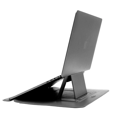 Чехол для MacBook 16.2 WiWU Skin Pro Slim Stand Sleeve с подставкой Black 400_400_642288