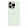 Чехол Apple iPhone 15 Pro Max Silicone Case with MagSafe - Soft Mint 100_100_641685