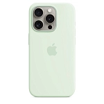 Чехол Apple iPhone 15 Pro Max Silicone Case with MagSafe - Soft Mint 250_100_641685