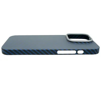 Карбоновый чехол для iPhone 14 Pro Max KZDOO Kevlar Синий 400_400_532252