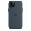 Чехол Apple iPhone 15 Silicone Case with MagSafe - Storm Blue 100_100_641788