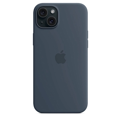 Чехол Apple iPhone 15 Silicone Case with MagSafe - Storm Blue 400_400_641788
