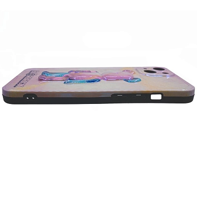 Чехол для iPhone 13 с 3D мишкой Голографический 400_400_533571